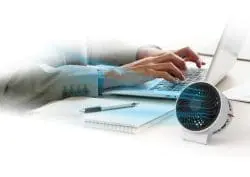 Air Shower fan small compact desk table