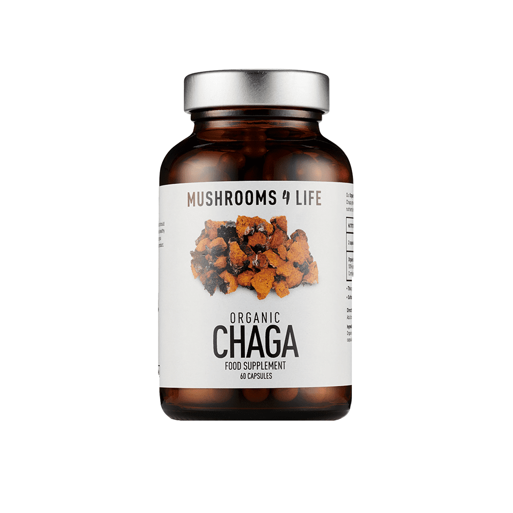 Chaga Capsules Biologisch gecertificeerd van Mushrooms4Life