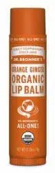 Dr Bronner Lippenbalsem Sinaasappel Gember 4,44ml