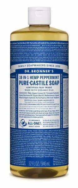 Dr Bronner Magic Soap Peppermint 945ml