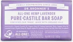 Dr Bronner Zeep Bar Lavendel 140g