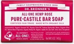 Dr Bronner zeep rozen