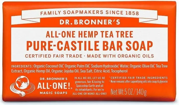 Dr Bronner zeep tea tree