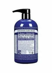 Dr Bronner Shikakai Hand- & Körperseife Spearmint Pfefferminze 709ml