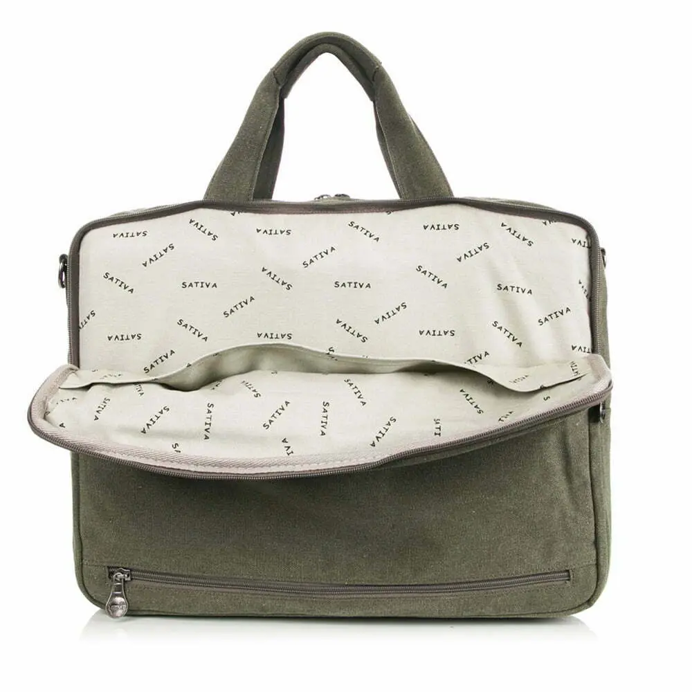 Hemp Laptop Bag Sativa Bags S Khaki