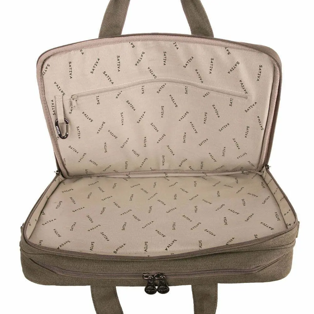 Hemp Laptop Bag Sativa Bags S Khaki