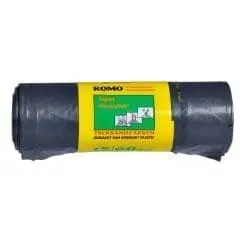 Komo Vuillniszakken 60L van gerecycled plastic met Trekband 15 stuks 8710672889859 1