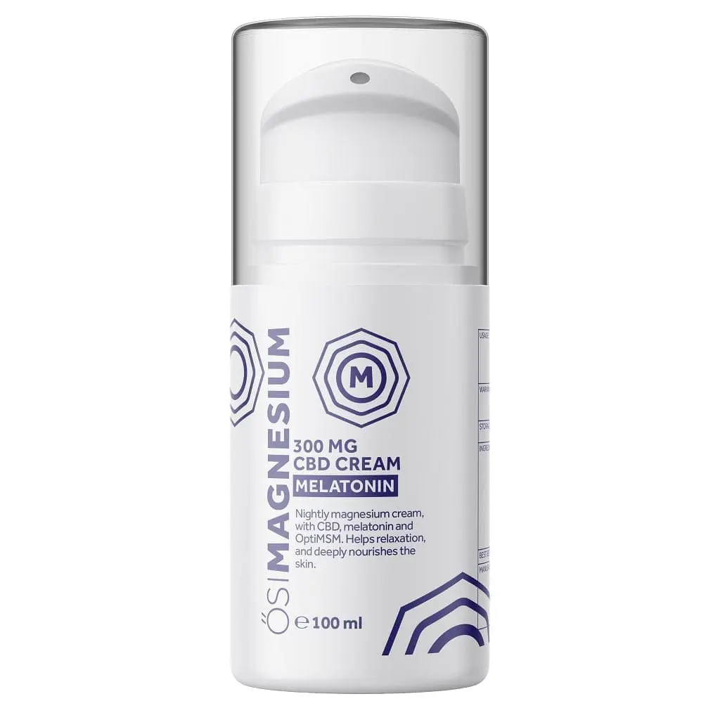 Magnesium CBD Creme Melatonine 300mg CBD OsiMagnesium 100ml