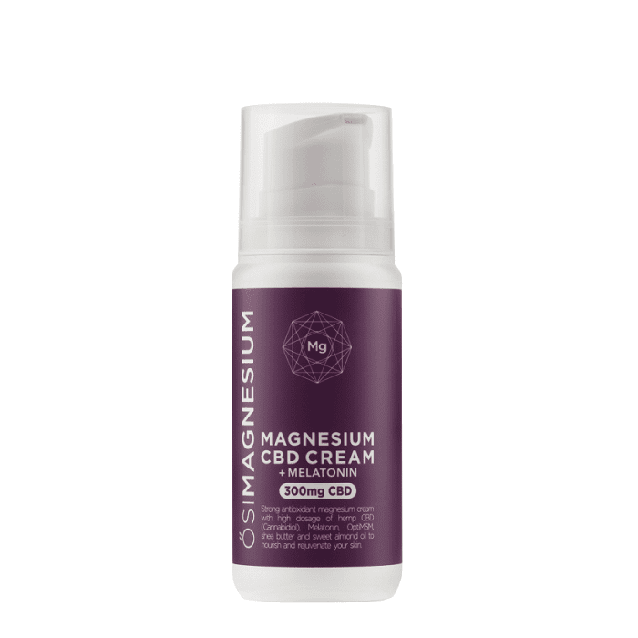 Magnesium CBD Crème Melatonine 300mg CBD OsiMagnesium 100ml