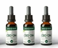 Medihemp CBD olie raw aanbieding procent CBD x ml