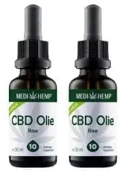 MediHemp CBD Olie Raw 10% 30 ml Voordeelpak 2 Stuks