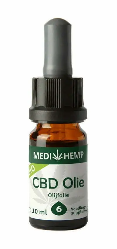 MediHemp CBD Olie Raw 6% CBD Met Olijfolie 10ml - Afbeelding 3