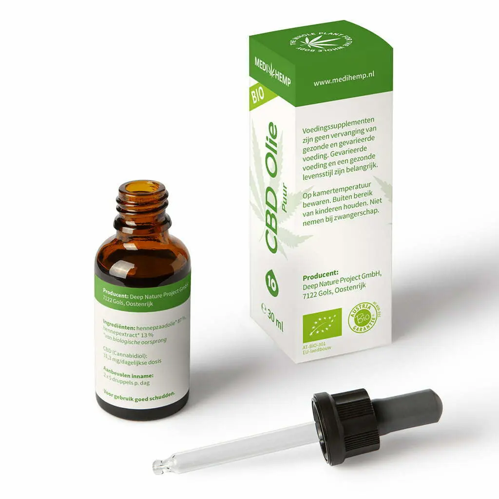 MediHemp CBD Oil Pure 10% CBD 30ml – Image 3