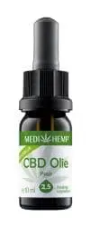 MediHemp CBD Olie Puur 2,5% CBD 10 ml
