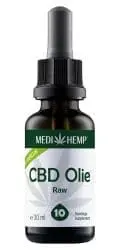 MediHemp CBD Olie Raw 10% CBD 30 ml