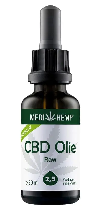MediHemp CBD Olie Raw 2,5% CBD 30ml - Afbeelding 5