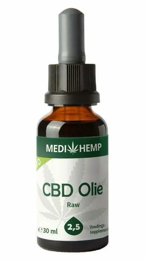 Medihemp cbd olie raw procent ml