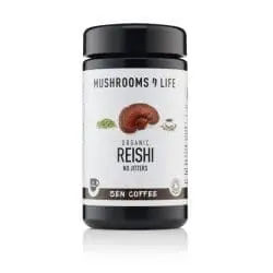 Mushrooms4Life Reishi Zen Paddenstoelen Koffie 1000mg BIO 64g