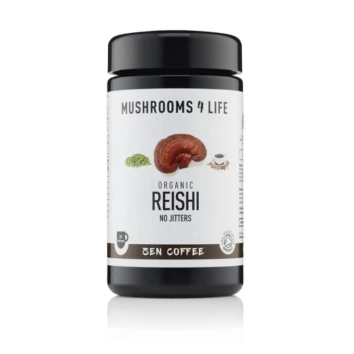 Mushrooms4Life Reishi Zen Paddenstoelen Koffie 1000mg BIO 64g