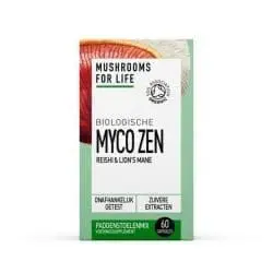 Myco Zen Capsules Mushrooms 4 Life Organische Reishi Lionsmane Paddestoel extract biologisch