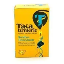 Taka Turmeric Kurkuma Thee Rooibos Honeybush BIO 15 zakjes
