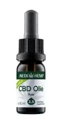 Wedihemp cbd olie raw 2 5 procent 10ml