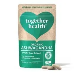 Whole Root Ashwagandha Capsules Biologisch Together Health 30 Stuks