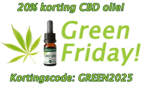 black friday 2025 medihemp cbd olie en capsules wedihemp
