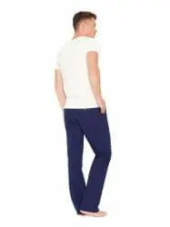 broek van hennep heren blauw chino
