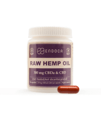 cbd olie capsules raw co extractie mg cbd cbda endoca