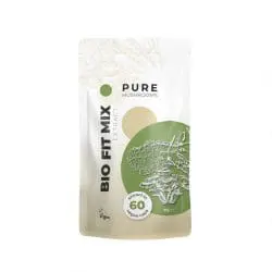 Pure Mushrooms Fit Mix Capsules Extrait de Champignon BIO 60 Pcs