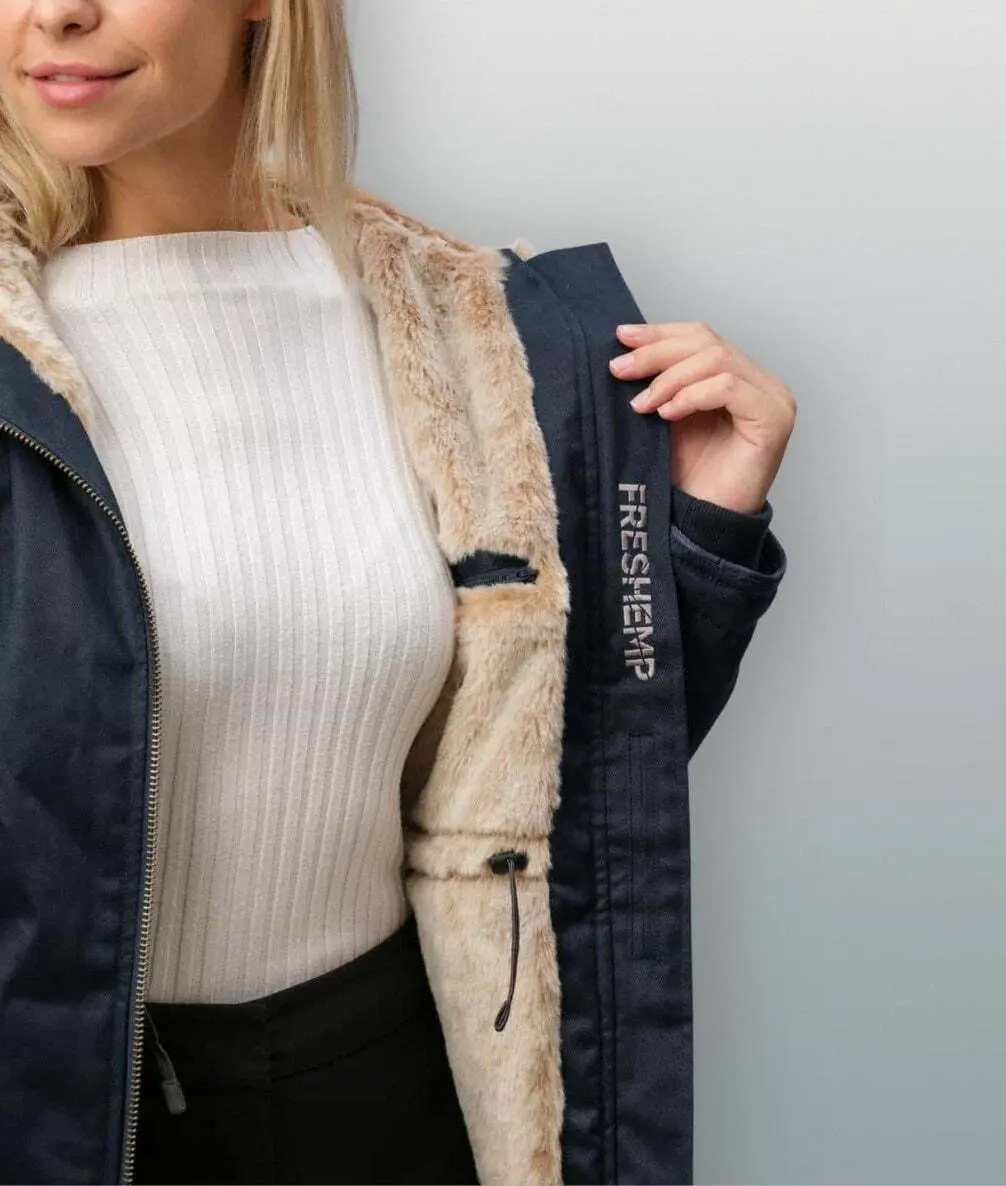 Freshemp Hemp Jacket Women's Hennep Winterjas - Afbeelding 7