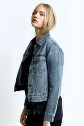 Hemp Tailor Hoodlamb Ladies Denim Spijkerjack Light Blue