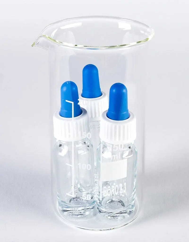 medi wiet cannolator bekerglas pipetflesjes