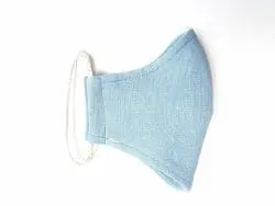 mondkapje licht blauw