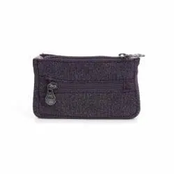 paarse mini munt portemonnee hennep biokatoen