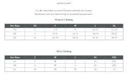 sizing chart hoodlamb