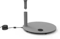 ventilator hoogte verstellen air showerfan split pole Boneco