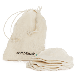 wasbare wattenschijfjes Hemptouch Eco Pads reusable cotton pads