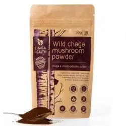 Wilde Chaga Paddenstoelen Poeder Biologisch van Chaga Health