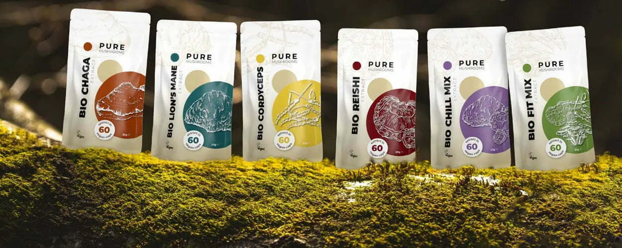 pure mushrooms biologische paddenstoelen supplementen