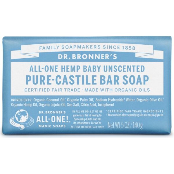 Dr Bronner zeep neutraal mild baby geurloos