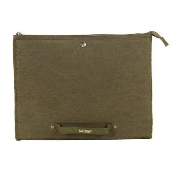Sativa Bags Hemp Laptop Sleeve Khaki S