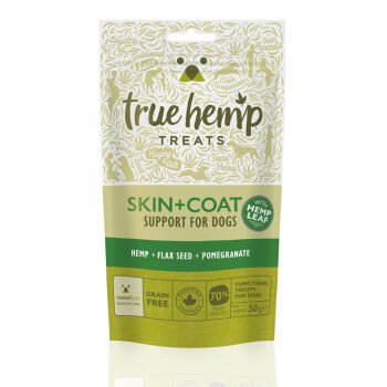 True Hemp Huid en Vacht Honden Snacks Treats Skin + Coat 50g