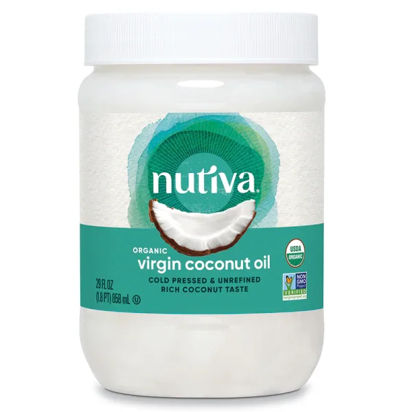 Biologische Kokosolie Extra-Virgin Nutiva 858ml