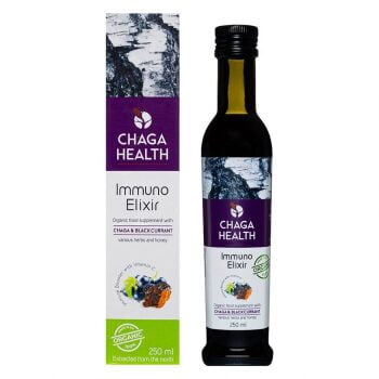 Chaga Health Immuno Elixir Chaga & Zwarte Bes Biologisch