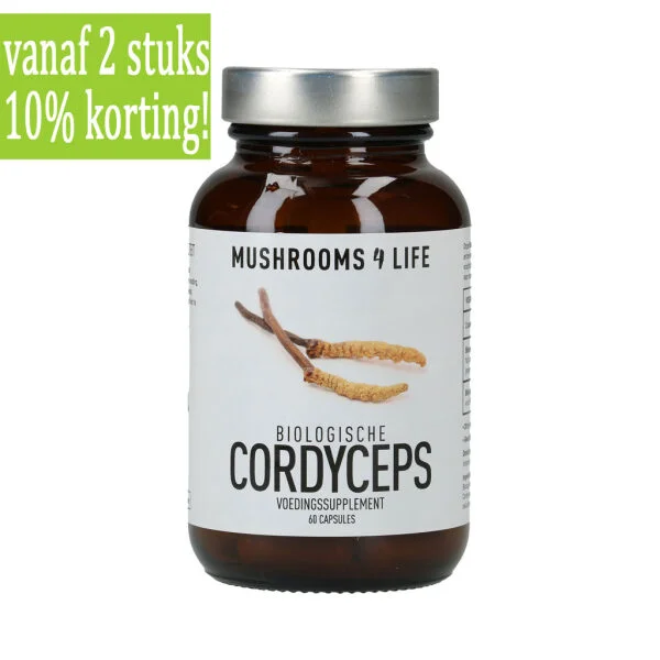 Cordyceps Capsules Bio Organic Mushrooms Mushrooms4Life