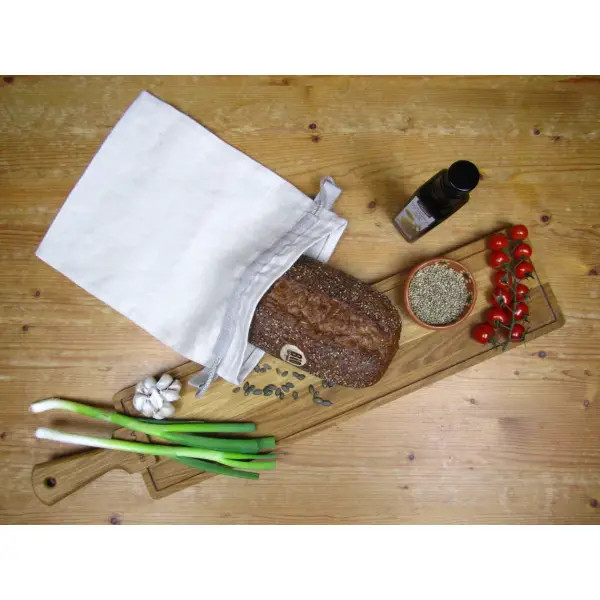 Duurzame Herbruikbare Broodzak van Hennep in verschillende formaten