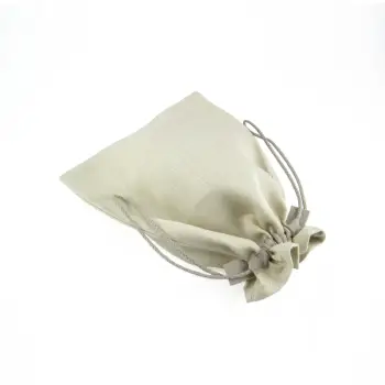 Ecological bread bag with drawstring