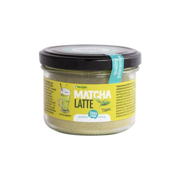 Matcha Latte Gula Jawa met Hennep Biologisch van TerraSanna